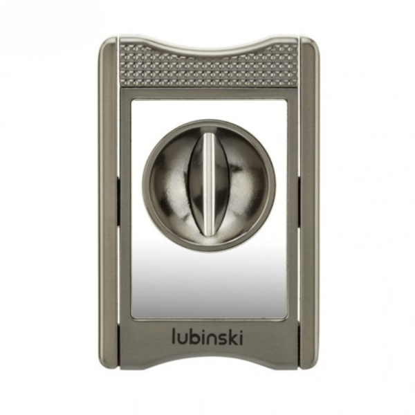 Luxury V-Cut Cigar Cutter Stainless Steel Cigar Cutter Zinc Alloy Blade Semi-Automatic Gold Grey