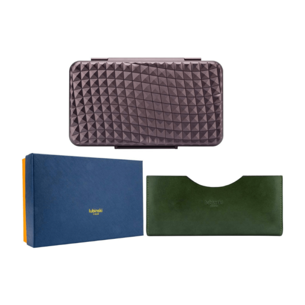 New Aluminum 5 Cigars Travel Portable Cigar Case With Genuine Leather Case Portable & Stylish Gold - Image 8