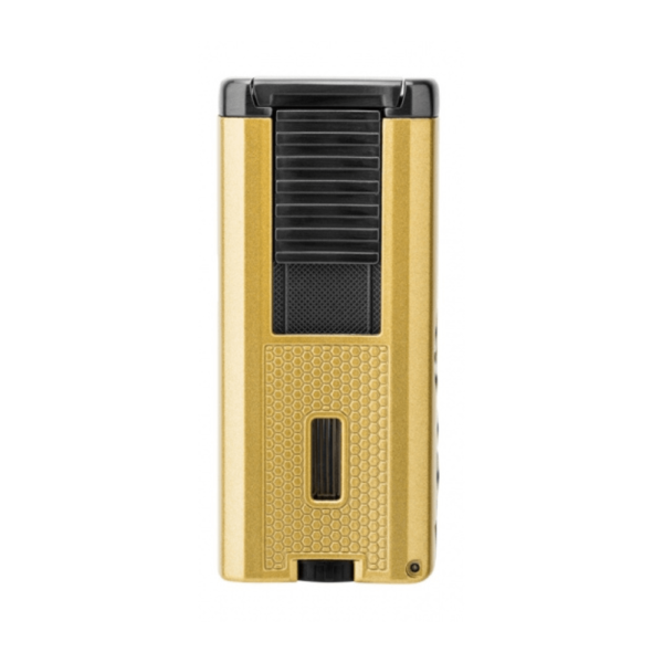 New 2 In 1 Metal Cigar Lighter Holder Strong Power Torch Cigar Lighter Butane Gas Jet Blue Flame