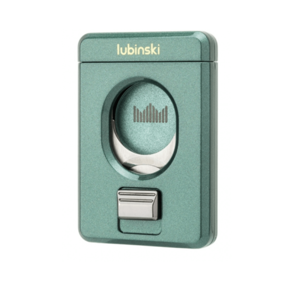 New Metal Cigar Cutter Guillotine Sharp Double Blades Luxury Cigar Cutter Green - Image 2