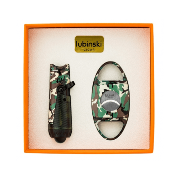 New Cigar Cutter and Torch Lighter Gift Set 3 Jet Flame Cigar Lighter and Cigar Cutter Gift Box Set