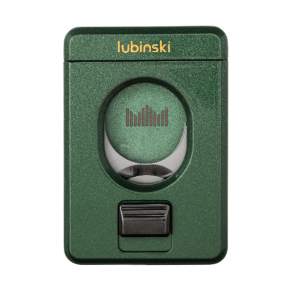 New Metal Cigar Cutter Guillotine Sharp Double Blades Luxury Cigar Cutter Green