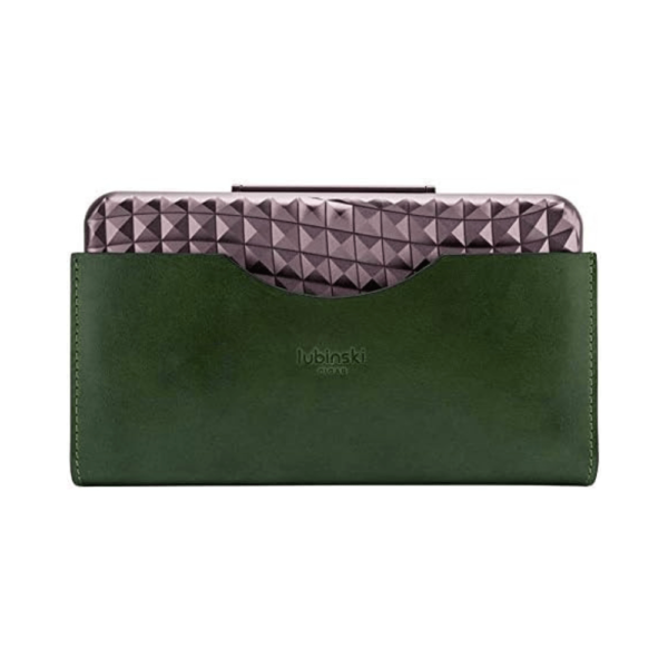New Aluminum 5 Cigars Travel Portable Cigar Case With Genuine Leather Case Portable & Stylish Gold - Image 4