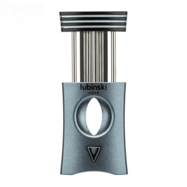 Stainless Steel Cigar Cutter  Zinc Alloy Blade Semi-Automatic Luxury V-Cut Cutter - Image 2