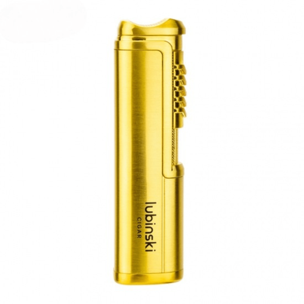 Portable Cigar Set Box Single Straight Lighter Ashtray with Punch Drill Leather Case Perfect Gift Box
