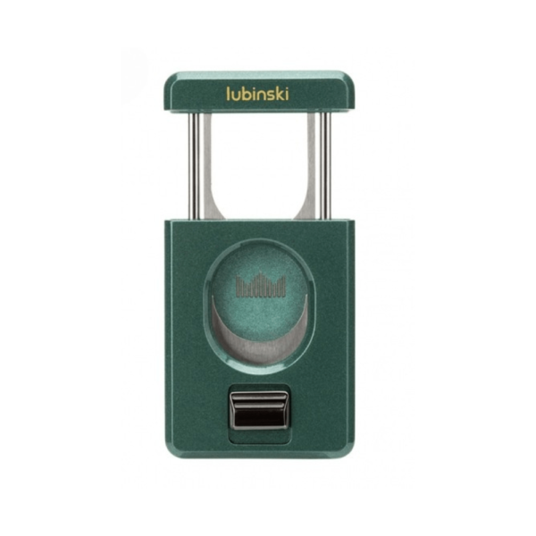 New Metal Cigar Cutter Guillotine Sharp Double Blades Luxury Cigar Cutter Green - Image 3