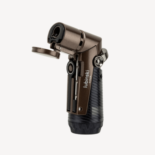 Cigar Lighter Portable Single Flame Windproof Cigar Lighter 2in1 High Fire Direct Charge Torch