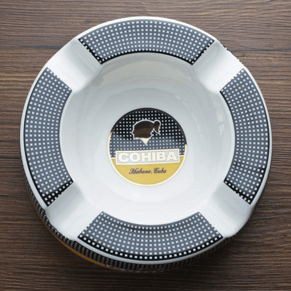 Ceramic Round Cigar Ashtray Smoking Ash Tray Cigars Accessories 4 Holder Cigar Ashtray - Image 5
