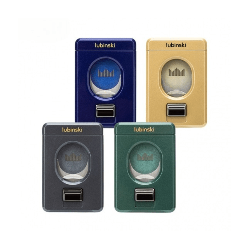 New Metal Cigar Cutter Guillotine Sharp Double Blades Luxury Cigar Cutter Gold