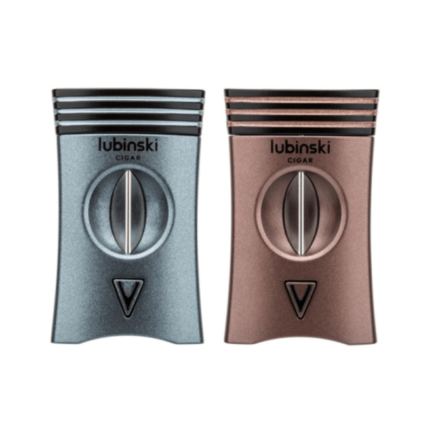 Stainless Steel Cigar Cutter  Zinc Alloy Blade Semi-Automatic Luxury V-Cut Cutter - Image 4