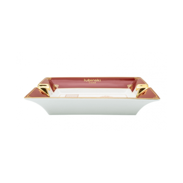 Ceramic Cigar Ashtray Year of the Snake Painted Double Slot Edition Luxury Cigar Ashtray - Image 3