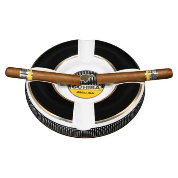 Cohiba Cigar Ashtray Luxury Ashtrays Ceramic Ashtray Vintage Style Round Quality - Image 3