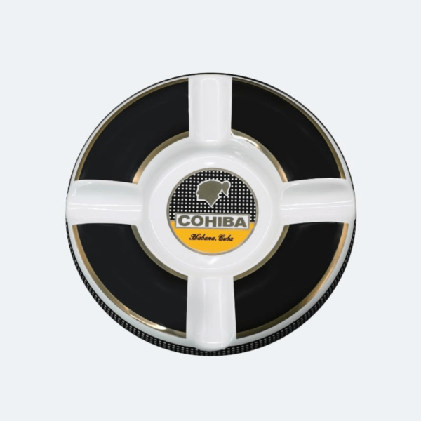 Cohiba Cigar Ashtray Luxury Ashtrays Ceramic Ashtray Vintage Style Round Quality - Image 2