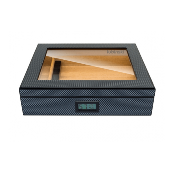 Premium Storage High-Quality Customized Handmade Wooden Glass Top Cigar Humidor (15-20 CT) - Image 4