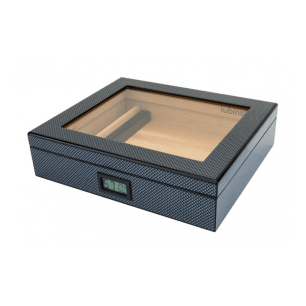 Premium Storage High-Quality Customized Handmade Wooden Glass Top Cigar Humidor (15-20 CT)