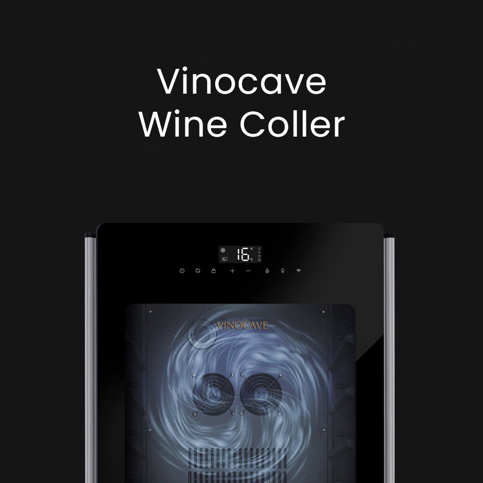 Vinocave CWC‑200A 80-Bottle Wine Refrigerator | Stainless Steel Cooler with Beech Wood Shelves - Image 3