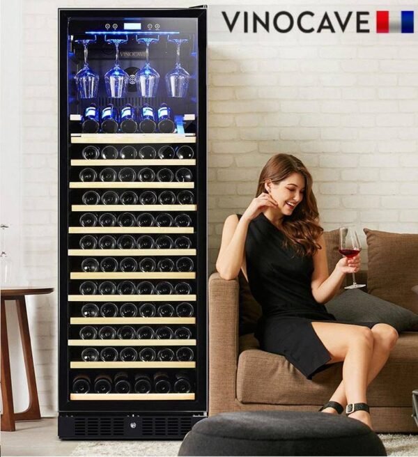 Vinocave 168A Wine Fridge | Precision Cooling with Touch Control - Image 1
