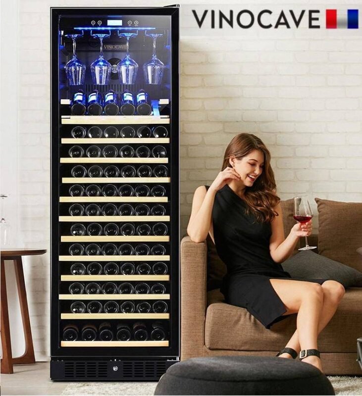 Vinocave 168A Wine Fridge | Precision Cooling with Touch Control