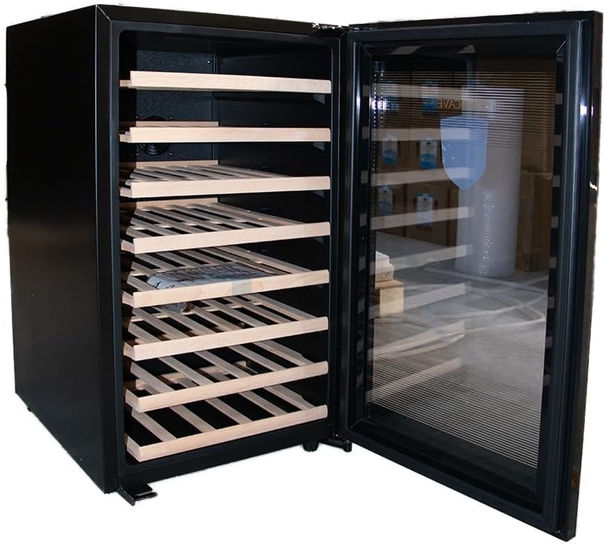 Vinocave Electronic Wine Cooler | Touch-Screen Wine Fridge with Humidity Control | model 120A