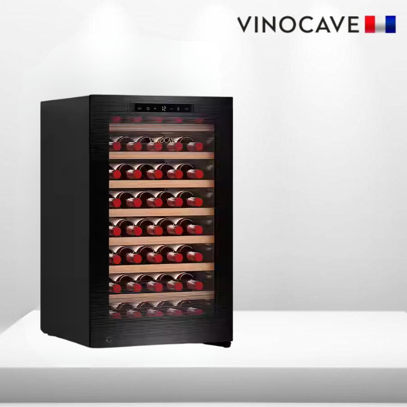Vinocave Electronic Wine Cooler | Touch-Screen Wine Fridge with Humidity Control | model 120A