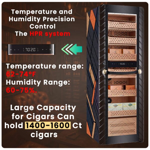 Afidano C8 Electric Cigar Humidor - Image 4