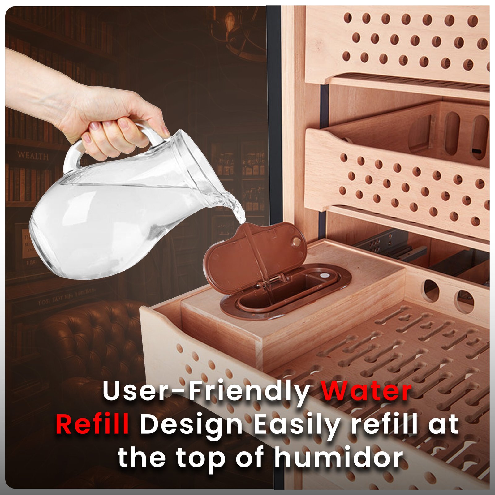 Afidano C8 Electric Cigar Humidor - Image 5