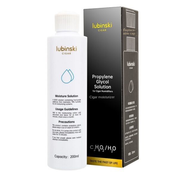 Cigar Moisturizing Liquid Distilled Water Cigar Moisturizer for Humidor Box Humidifier Anti-mildew Humidity 200ML - Image 1
