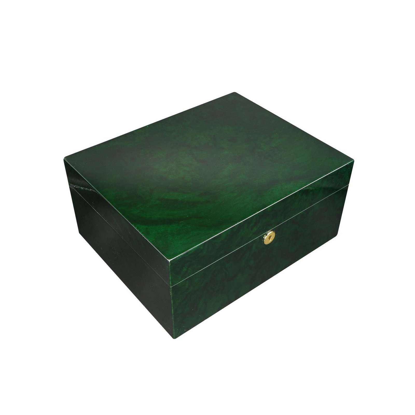 DONATUS Luxury Dark Green Desktop Cigar Humidor – 200 Cigar Capacity, Premium Quality with Hygrometer inbuild & Key Lock | Perfect Gift for Cigar Enthusiasts - Image 7