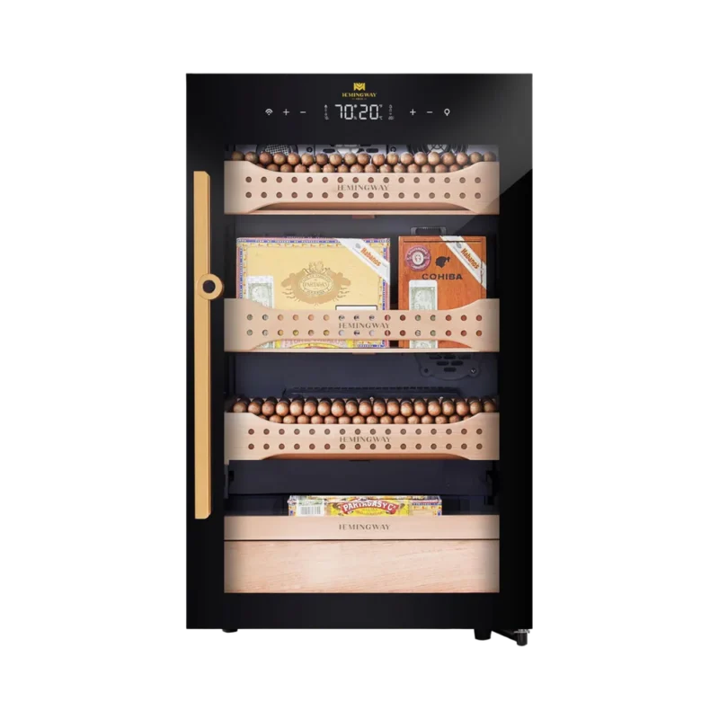 Electric Cigar Humidor,Cigar Humidor Dubai,Luxury Cigar Humidor UAE,3️⃣ Electric Humidor Cabinet UAE