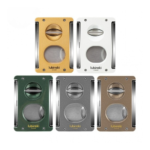 Multi-Functional Cigar Cutter 4-in-1 Cutter Premium Quality Portable & Travel-Friendly Cigar Cutter Gold - Image 5