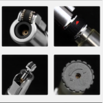 Jobon lighter Jet Flint Lighter Gas Turbo Torch Lighter Inflated Butane Windproof Metal Grinding Wheel Lighter - Image 7