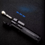 Honest Cigar Lighter Windproof Torch Lighter Single Jet Flame Fuel Refillable Tank Visible -Black - Image 5