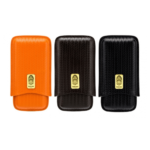 Portable Travel Cigar Case 3 Cigar Holder Humidor Storage Case Leather Cigar Tube Gift Box Black - Image 4