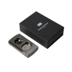 Hemingway Luxury Cigar Cutter Stainless Steel V-Cut and Round Cut with Cigar Punch Black - Image 5