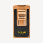 Portable Metal Cigar Lighter High-end Windproof Dual Direct Flush Blue Flame 2in1 With Puncher Grey - Image 5