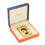 New Metal Cigar Cutter Guillotine Sharp Double Blades Luxury Cigar Cutter Gold - Image 4