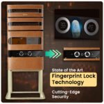 Afidano Electric Cigar Humidor, Dual‑Zone Smart Humidifier with Touchscreen & Digital Hygrometer, Wi‑Fi App Control, UV‑Protected Glass, Spanish Cedar WOOD, Holds Up to 250 Cigars – (JC50A-L3) - Image 14