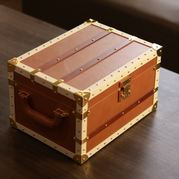Luxury Cigar Humidor Treasurer Brown - Image 3