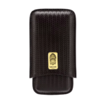 Portable Travel Cigar Case 3 Cigar Holder Humidor Storage Case Leather Cigar Tube Gift Box Black