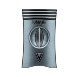 Stainless Steel Cigar Cutter  Zinc Alloy Blade Semi-Automatic Luxury V-Cut Cutter