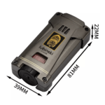 Cigar Lighter Jet Flame Torch Cigar Lighter Refillable Butane 2 Size Cigar Punch & Holder - Image 4