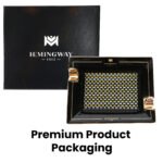 Hemingway Ceramic Cigar Ashtray for 2 Cigars, Living Room Design Smoking Ash Tray Special Edition - Image 4