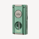 Premium Cigar Lighter Multi-functional Double Flame Windproof Cigar Lighter 3in1 with cigar v-cutter and puncher