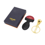 Stainless Steel Cigar Scissor Cigar Cutter High-Quality  Portable & Travel Friendly Gold - Image 5