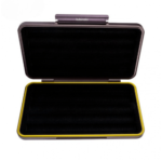 New Aluminum 5 Cigars Travel Portable Cigar Case With Genuine Leather Case Portable & Stylish Grey - Image 4