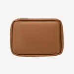 Portable Travel Cigar Leather Cigar Case With Cigar Cutter & Lighter Leather Case with Cedar Wood Tray Holds 5 Cigar Black - Image 3