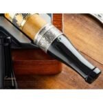 Lubinski 4-Piece Cigar Mouthpiece Set (42-57 Ring Gauge) - Premium Quality Black with Silver Band - Perfect for Cigar Lovers - Image 3