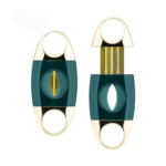 Cigar Set Box 3-in-1 Cigar Lighter Set & Cutter and Cigar Ashtray Set Gift Box Green - Image 2