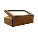 Cigar Humidor with Humidifier Hygrometer Holds 50 Cigars Handmade Cedar Wood Humidor Cigar Box - Image 3