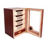 CIGAROL Electric Cigar Humidor Cabinet | Ornate Dragon Design with Spanish Cedar Drawers - Image 6